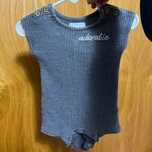 Adorable Gray Kids One Piece